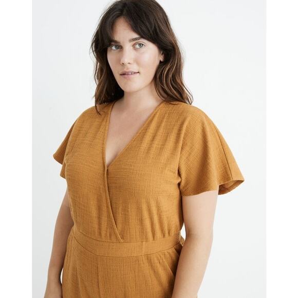 Madewell Texture & Thread Wide-Leg Wrap Jumpsuit - Picture 8 of 8